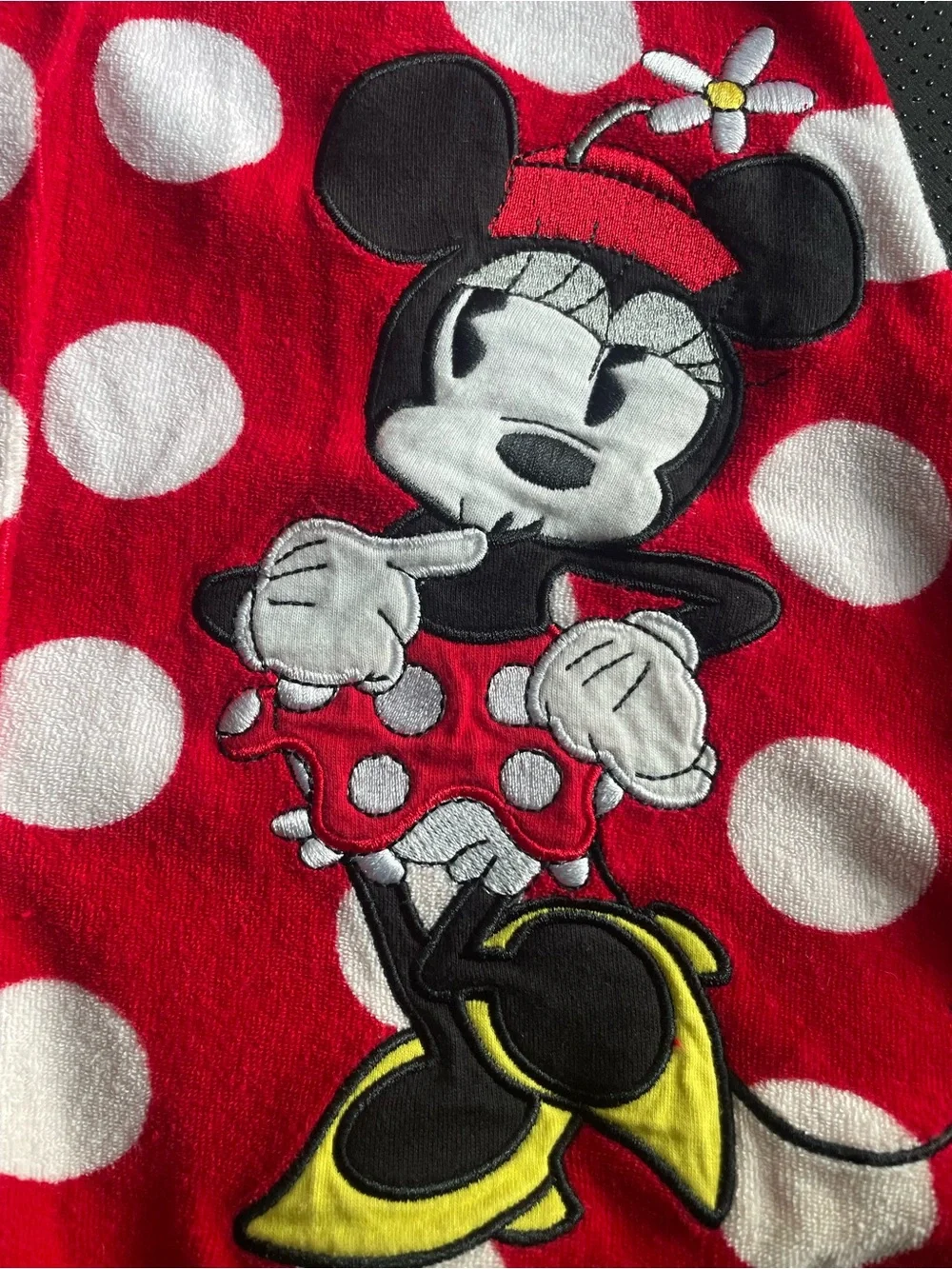 Disney Red and White Polka Dot Minnie Hooded Dress